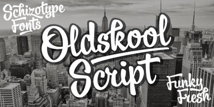 Oldskool Script font preview