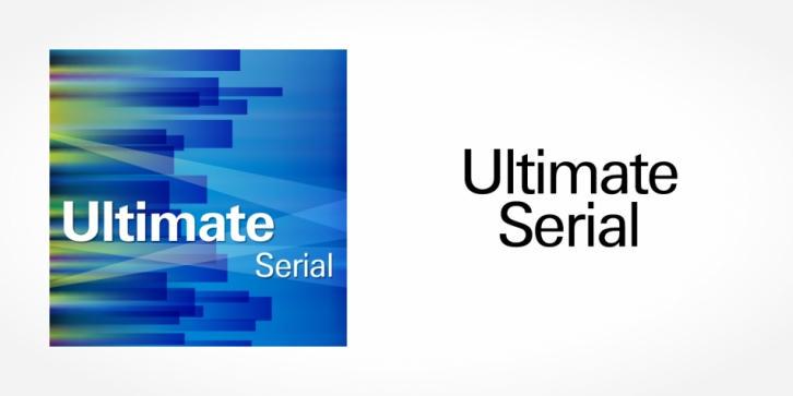 Ultimate Serial font preview