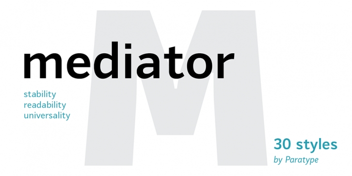 Mediator font preview