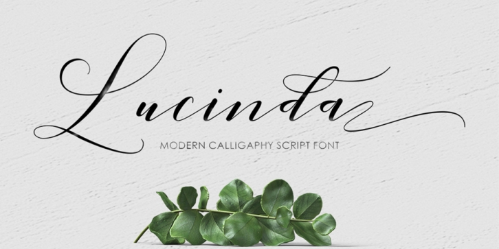 Lucinda Script font preview