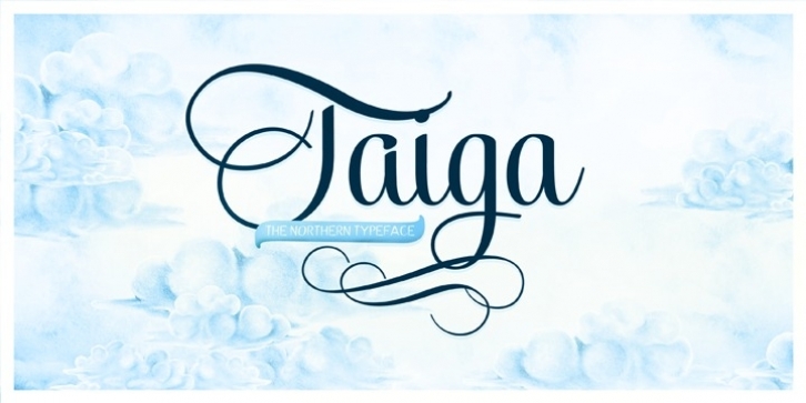 Taiga font preview