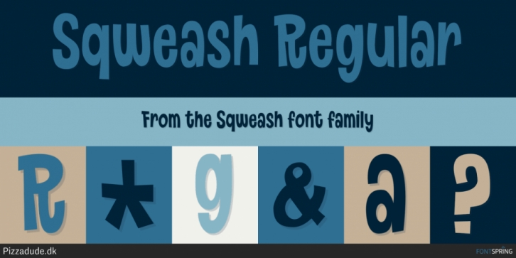 Sqweash font preview