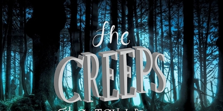 The Creeps font preview