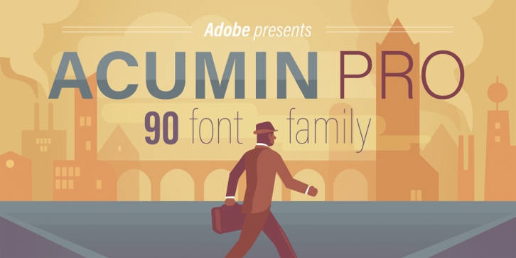 Acumin Pro font preview