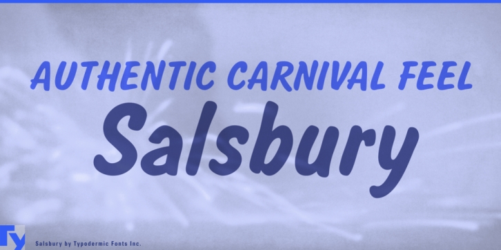 Salsbury font preview