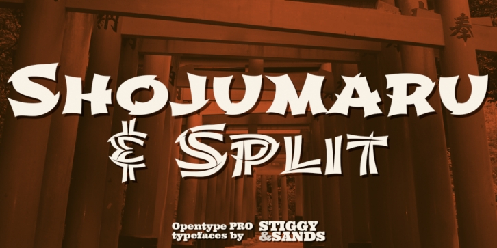 Shojumaru Pro font preview