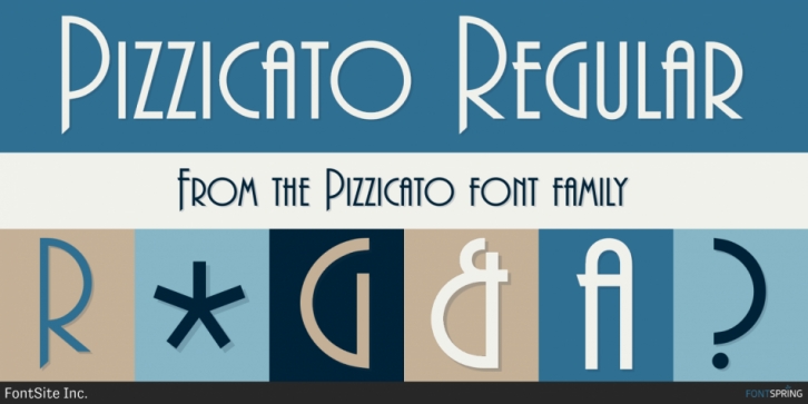 Pizzicato font preview