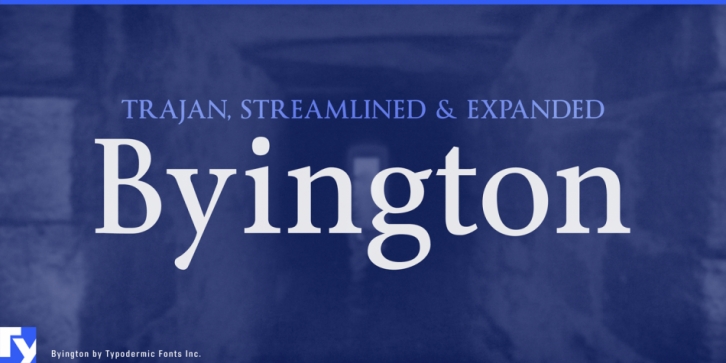 Byington font preview