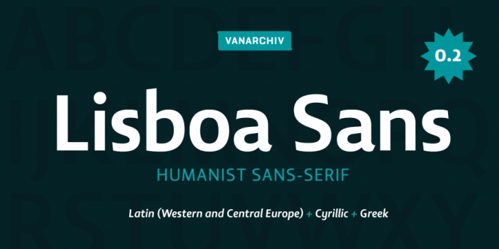 Lisboa Sans font preview