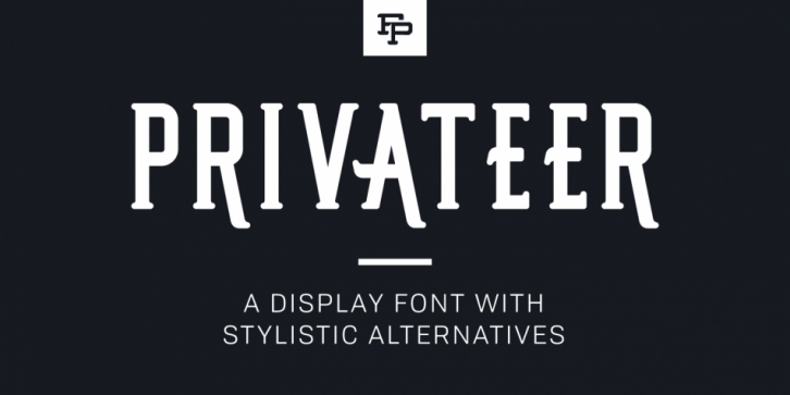 Privateer font preview