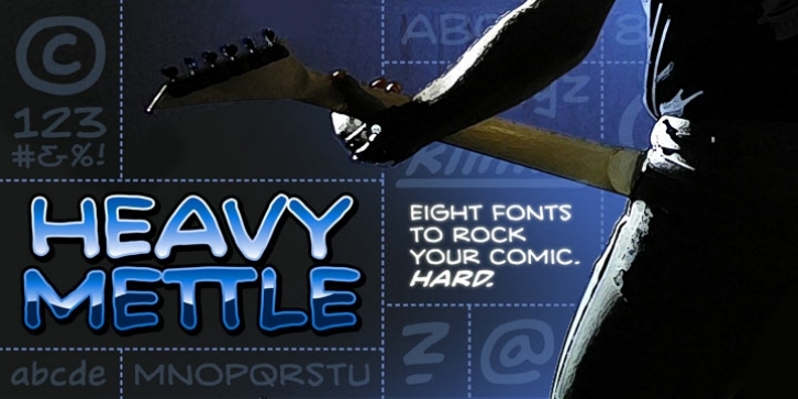 Heavy Mettle BB font preview