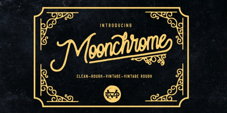 Moonchrome font preview