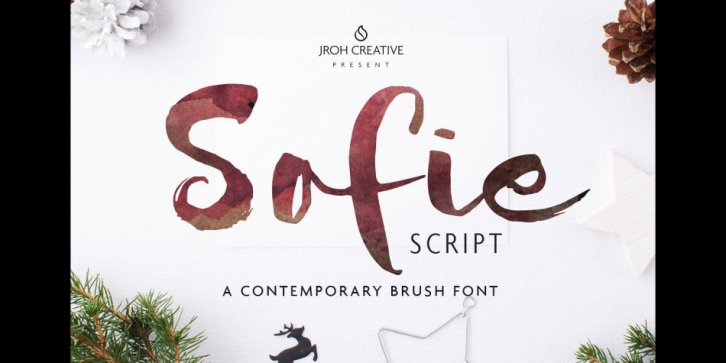 Sofie Script font preview