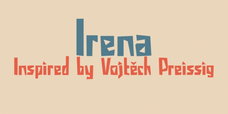 Irena font preview