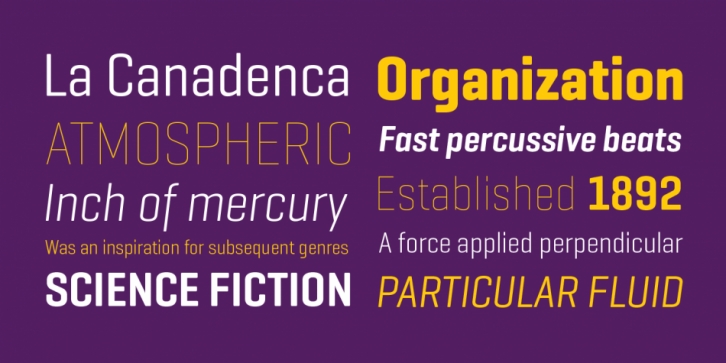 Geogrotesque Condensed font preview