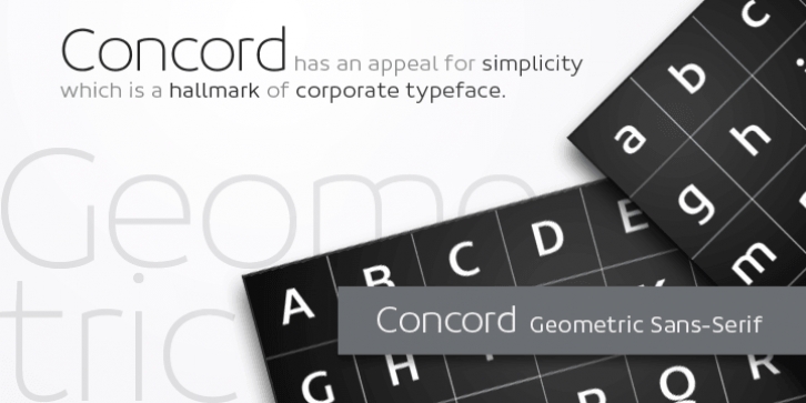 Concord font preview