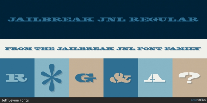 Jailbreak JNL font preview