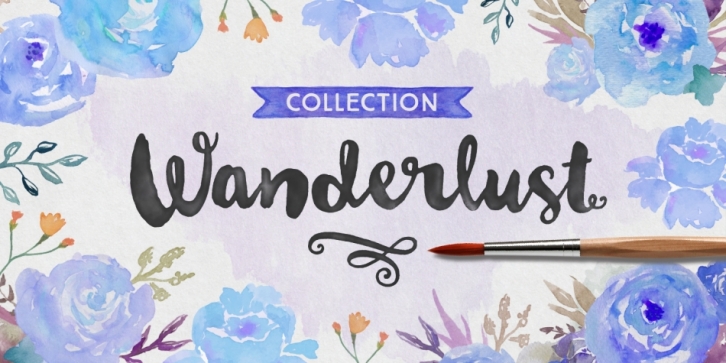 Wanderlust Basic Collection font preview