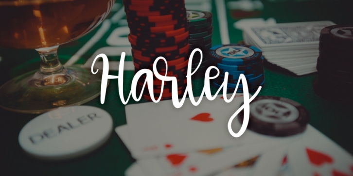 HarleyQ font preview