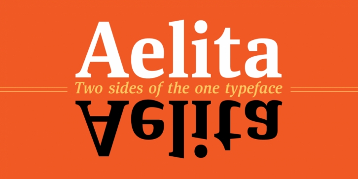 Aelita font preview