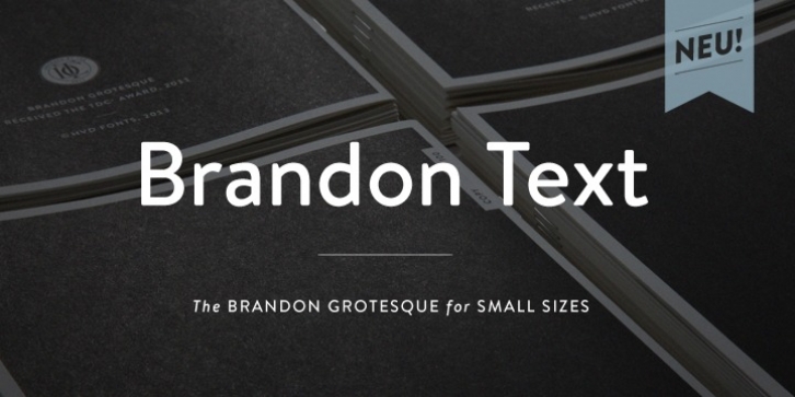Brandon Text font preview