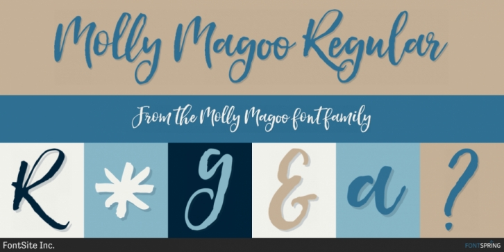 Molly Magoo font preview