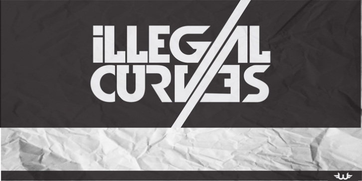 Illegal Curves font preview