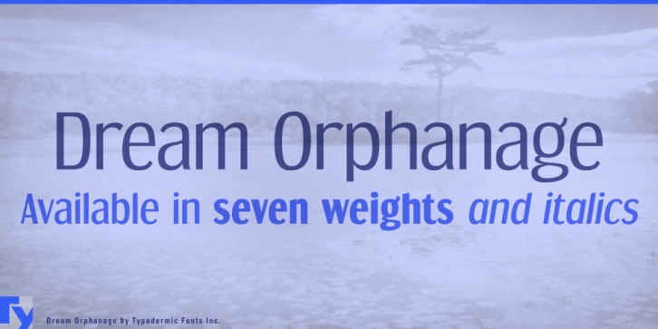Dream Orphanage font preview
