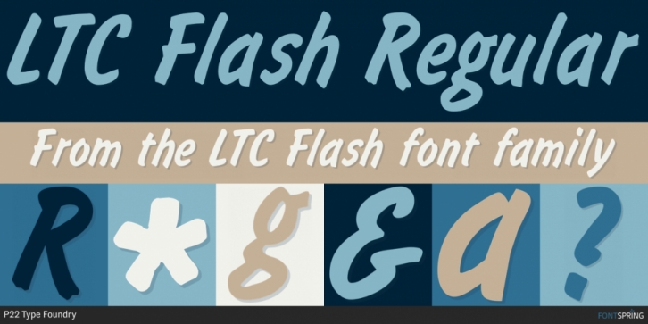 LTC Flash font preview
