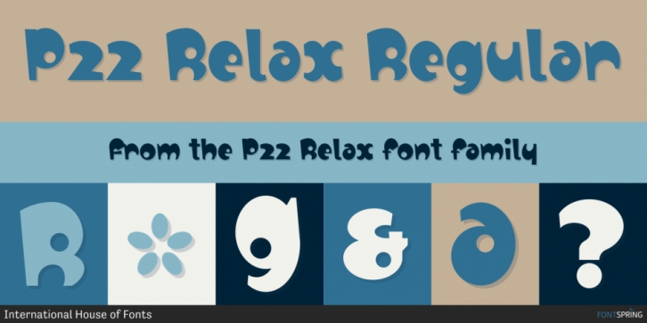 P22 Relax font preview