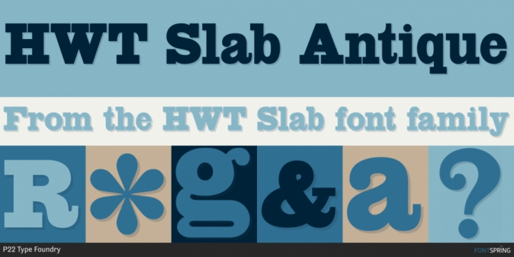 HWT Slab font preview