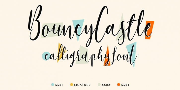 Bouncy Castle font preview