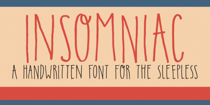 Insomniac font preview