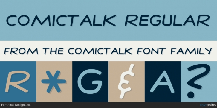 ComicTalk font preview