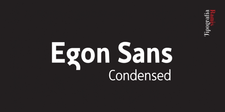 Egon Sans Cond font preview