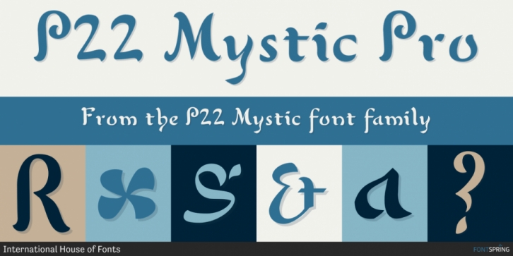 P22 Mystic font preview