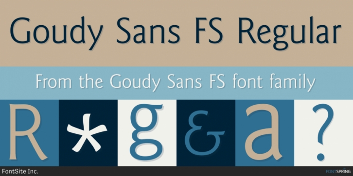 Goudy Sans FS font preview