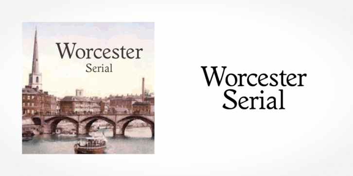 Worcester Serial font preview