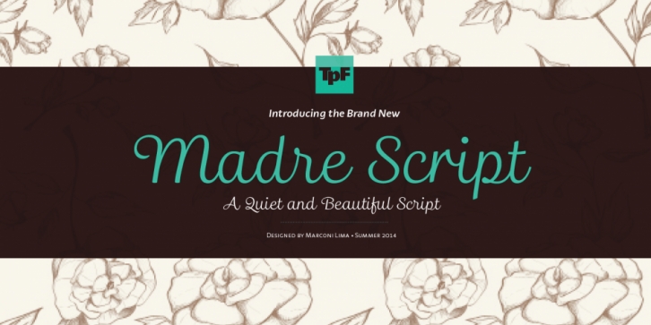 Madre Script font preview