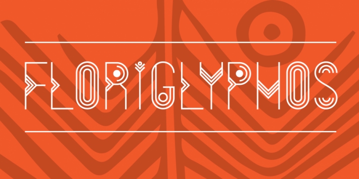 FloriGlyphos font preview