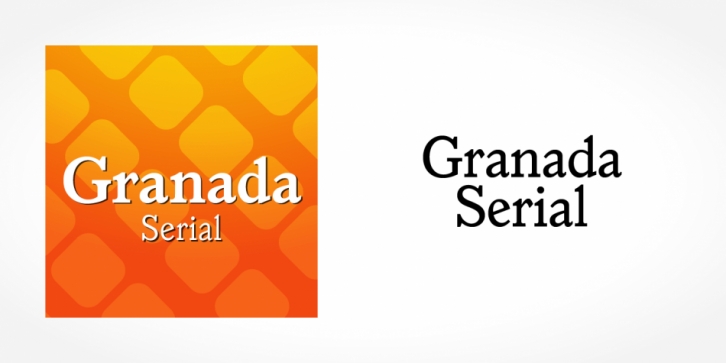 Granada Serial font preview