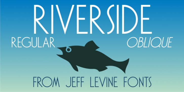 Riverside JNL font preview
