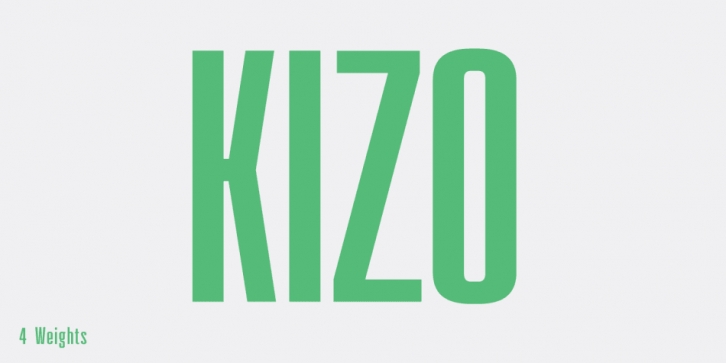 Kizo font preview