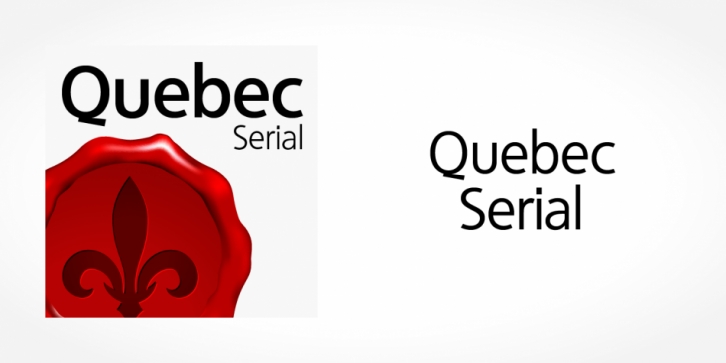 Quebec Serial font preview
