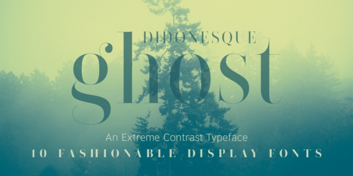 Didonesque Ghost font preview
