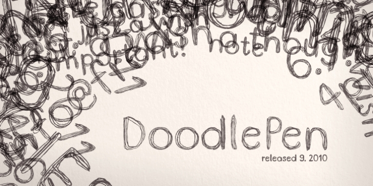 DoodlePen font preview