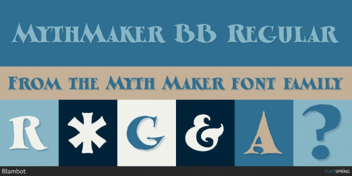 Myth Maker font preview