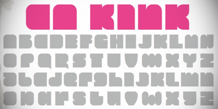 CA Kink font preview