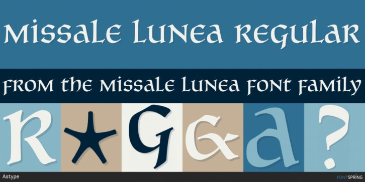 Missale Lunea font preview