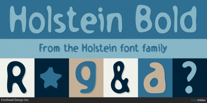 Holstein font preview